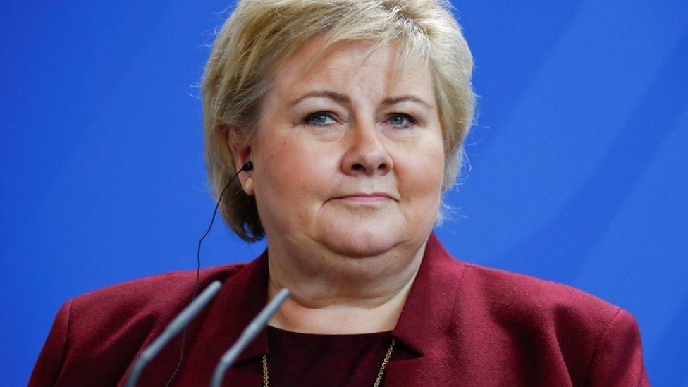 Norwegian Prime Minister Erna Solberg