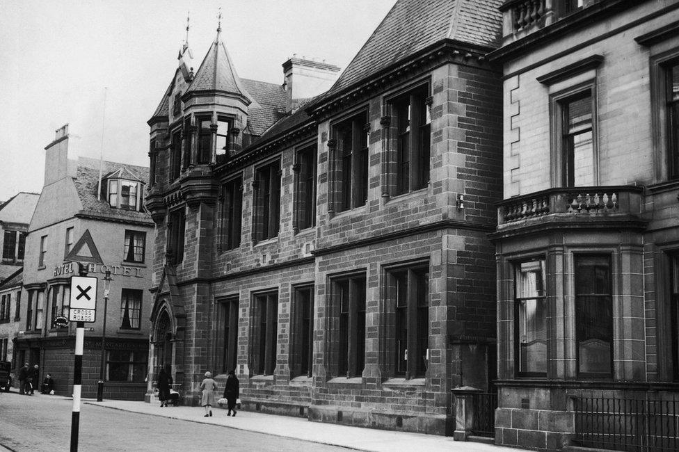 The first Carnegie Library, in Dunfermline, Scotland