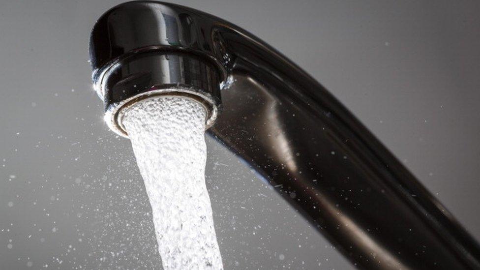 A running tap