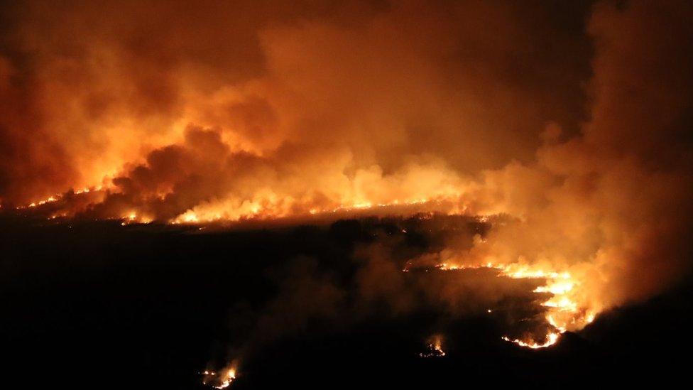 Gruinard Island fire