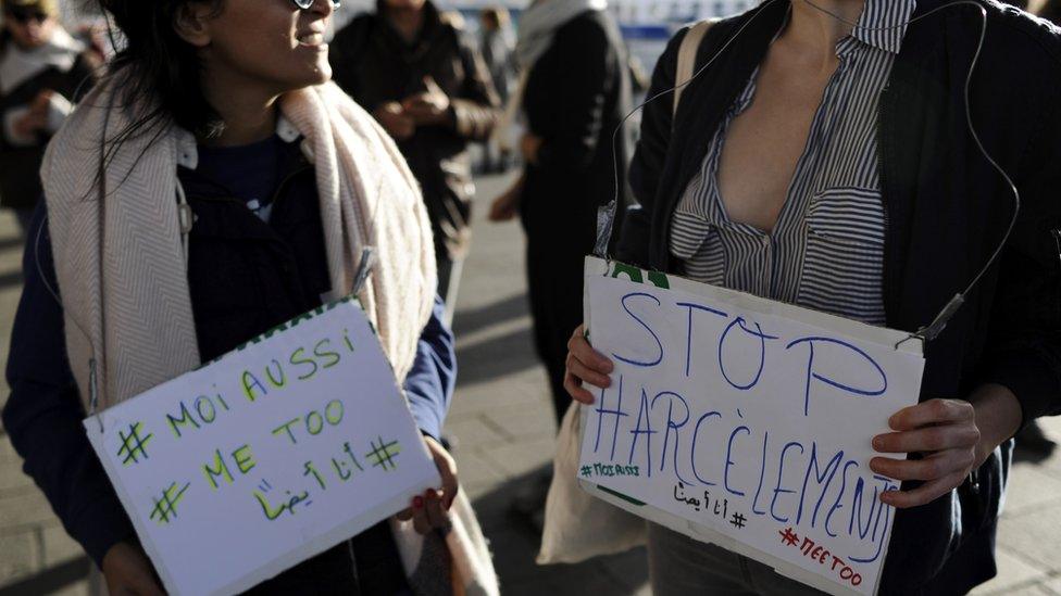 A anti-harassment rally in Marseille, October 2017