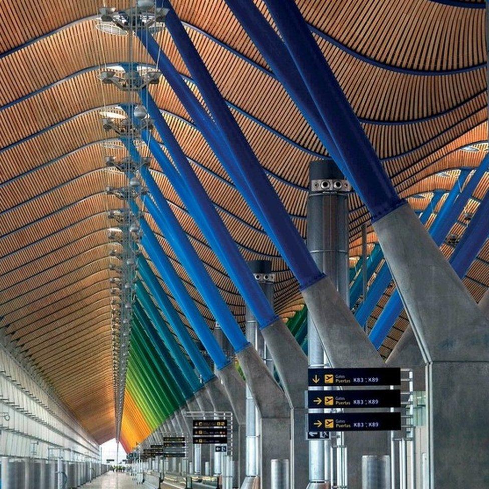 Madrid's Barajas Airport,