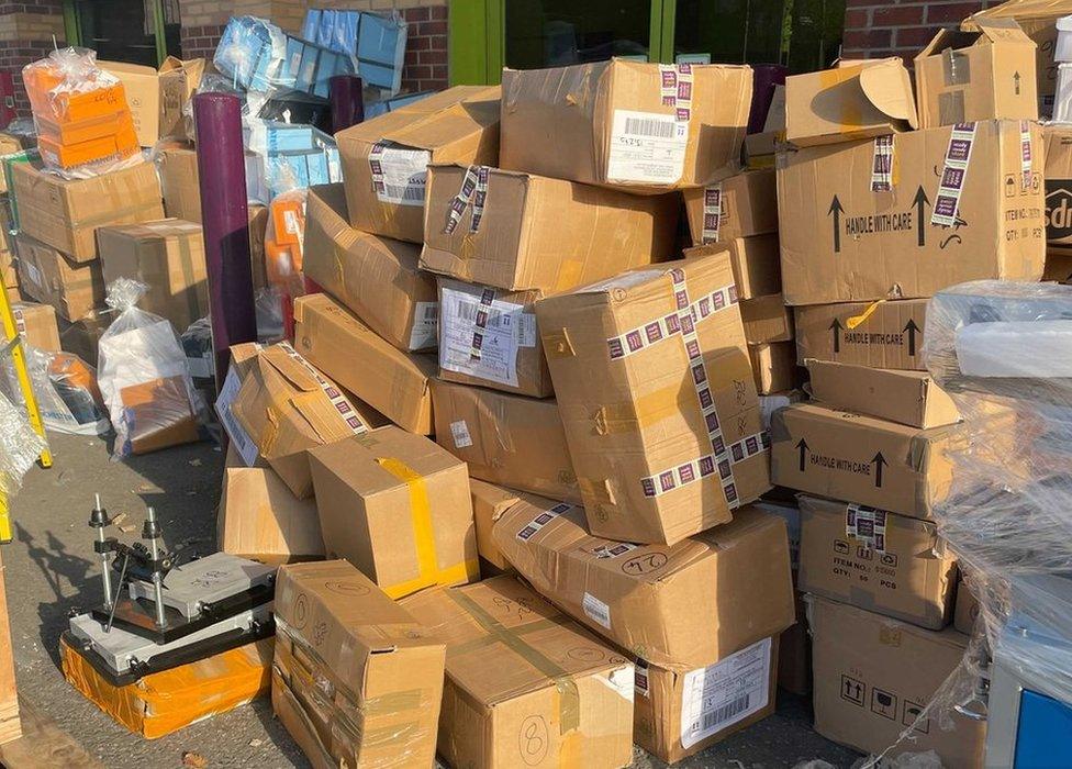 Counterfeit goods haul in Manchester