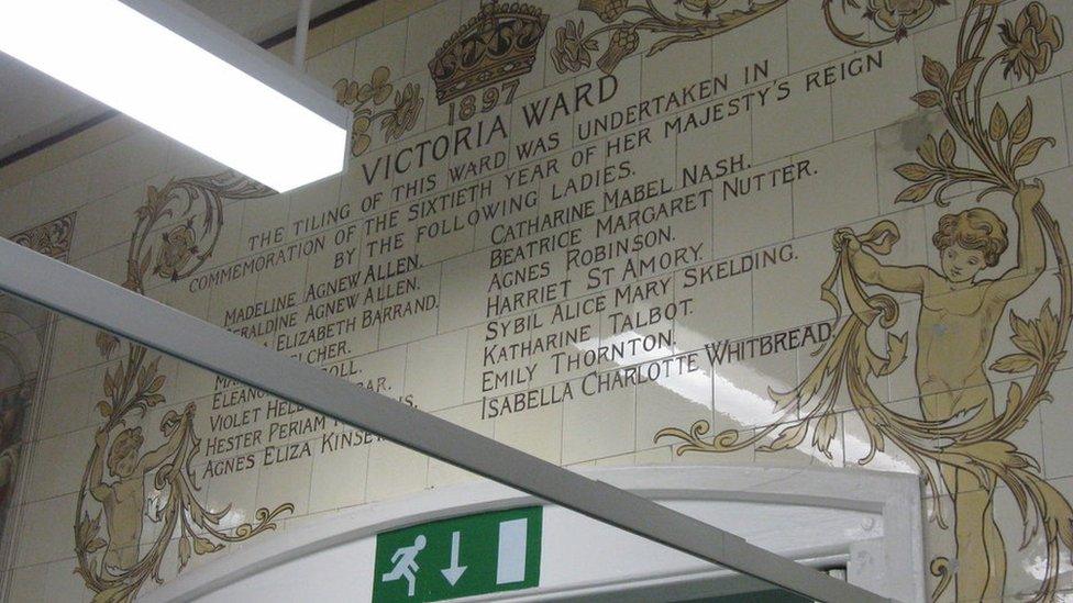 Victoria Ward tiles