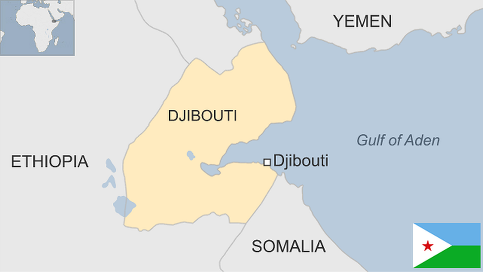 Map of Djibouti