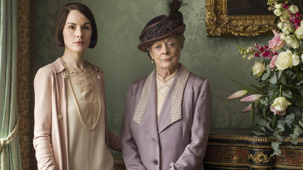 Michelle Dockery and Dame Maggie Smith