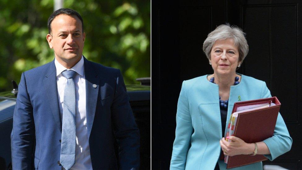 Leo Varadkar and Theresa May