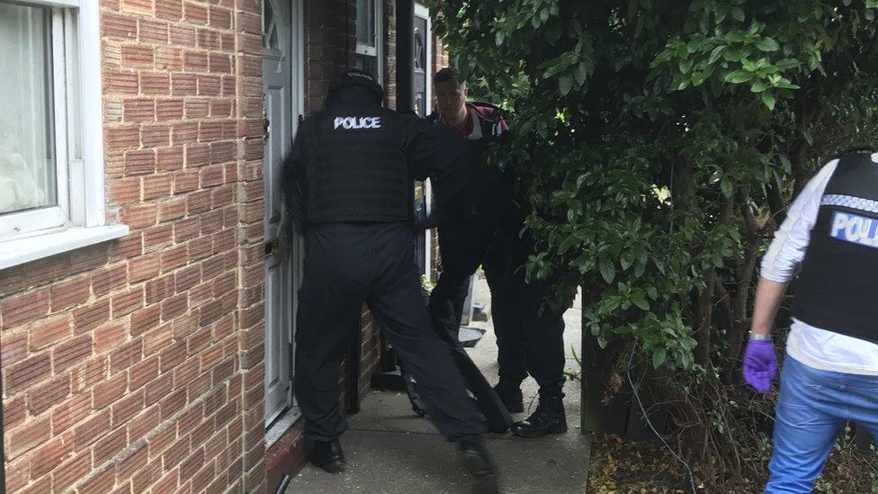 Drugs raid