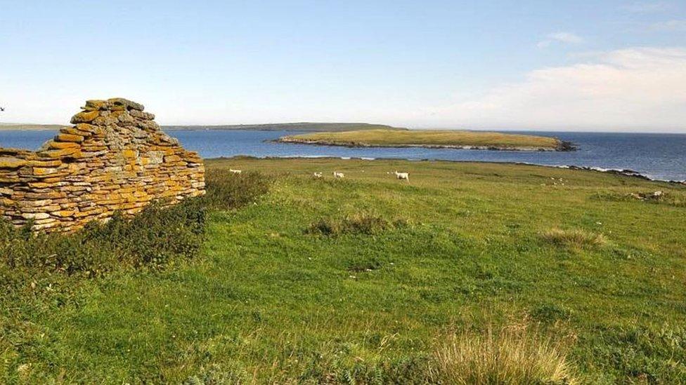 View from Orkney island