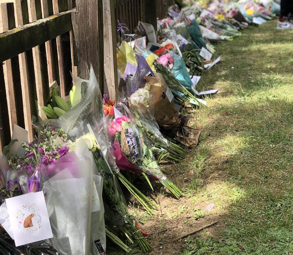 Tributes at St John Henry Newman Catholic School