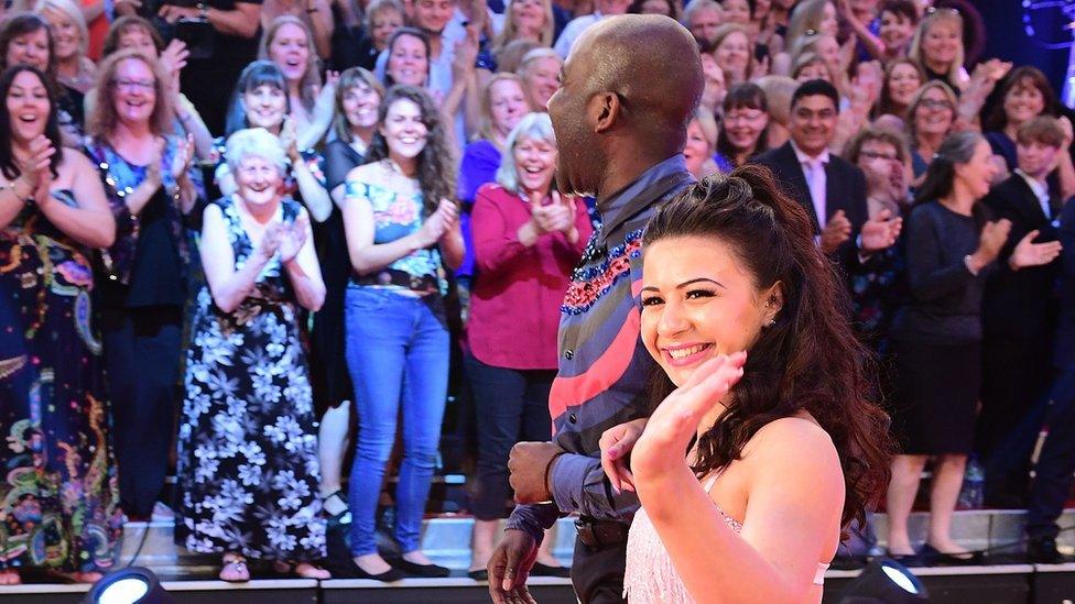 Claudia Fragapane and Melvin Odoom