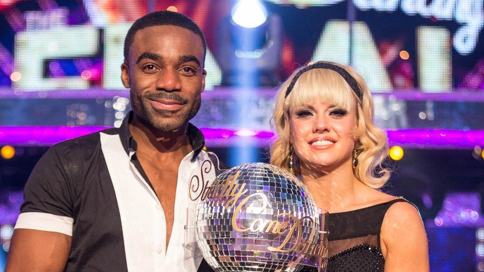 Ore Oduba and Joanne Clifton