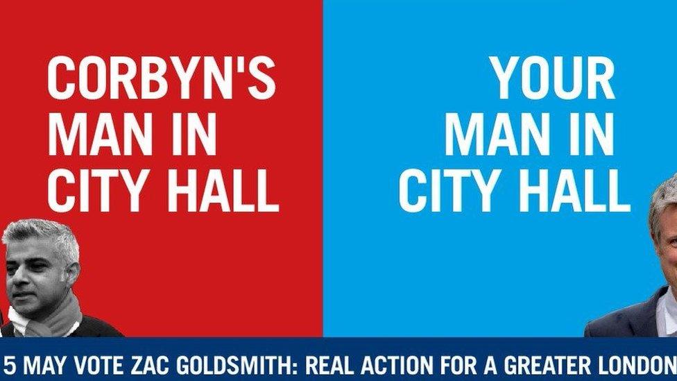 Zac Goldsmith campaign poster