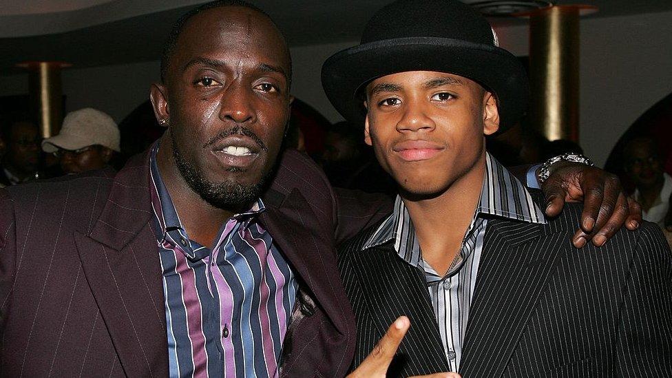 Michael K Williams and Tristan Wilds