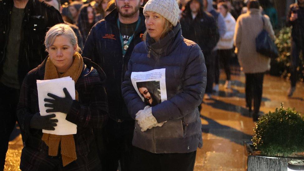 Staff and students gather at University of Hull