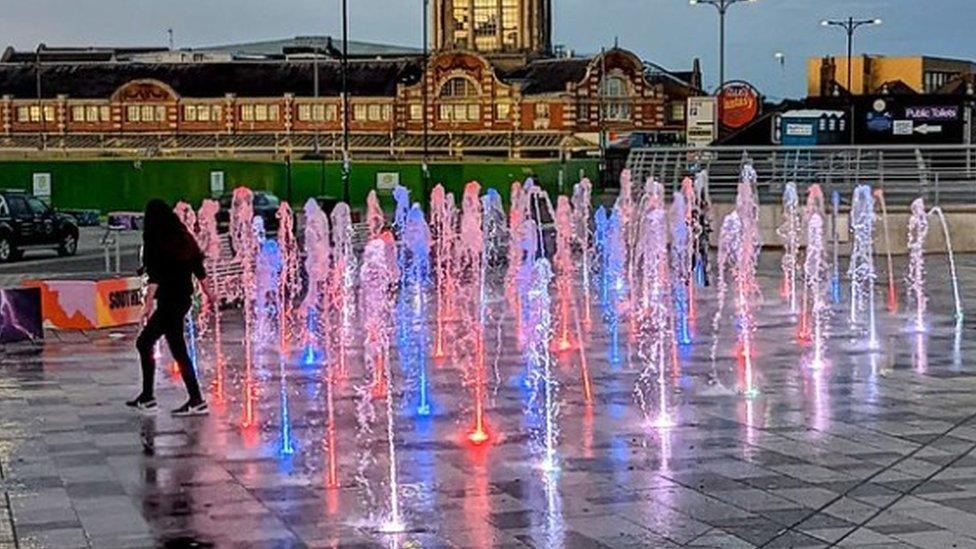 Southends City Beach fountains will be switched off during the week