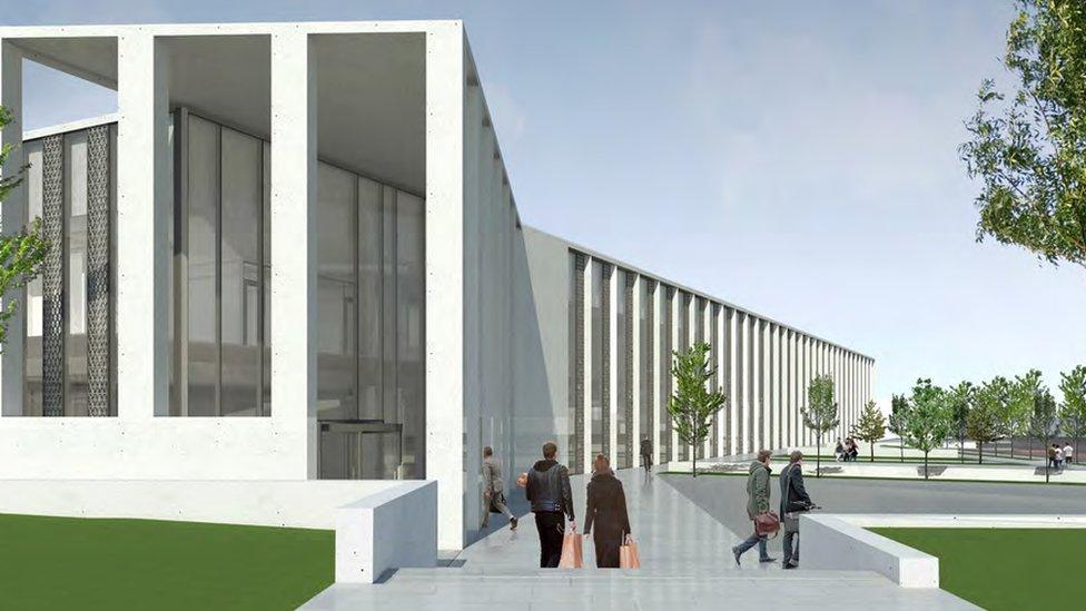 Artist's impression of new Inverness Justice Centre