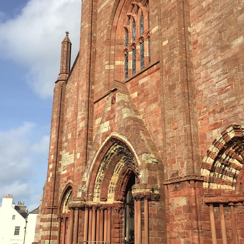 Exterior of St Magnus cathedral