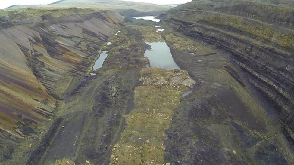 The Spireslack opencast site