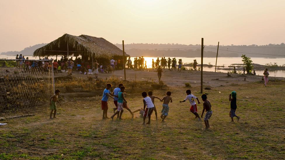 Village on the Amazon