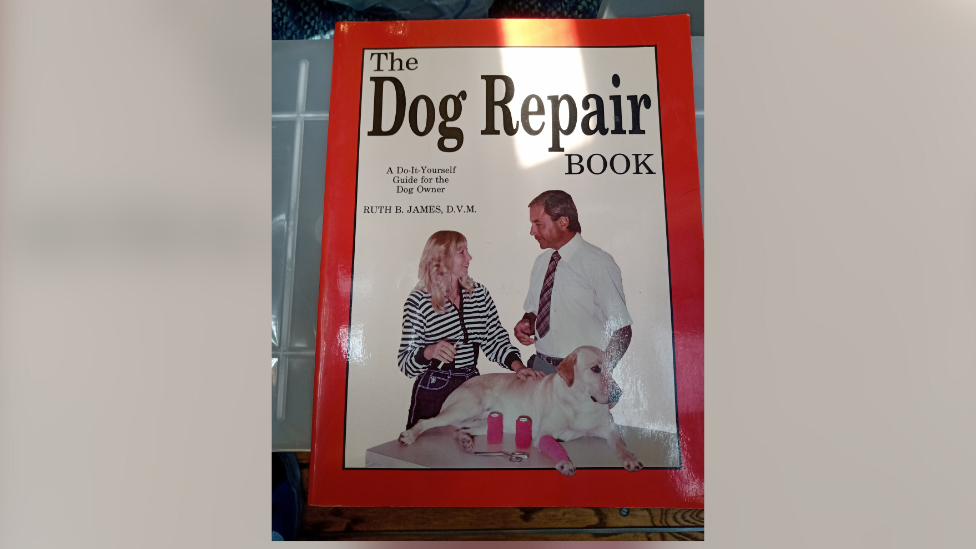 The front cover of The Dog Repair Book