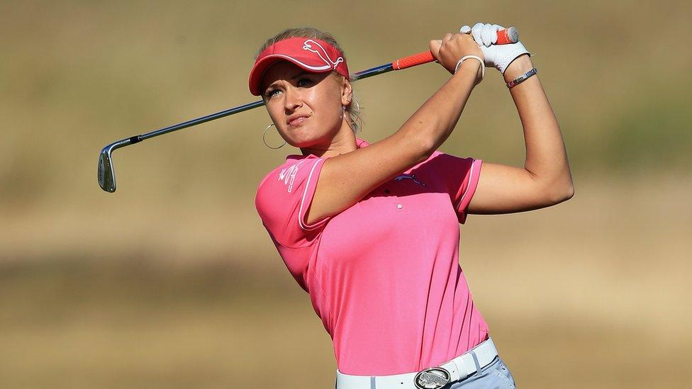 Amy Boulden's first professional win was at the Association Suisse de golf Open in May 2014