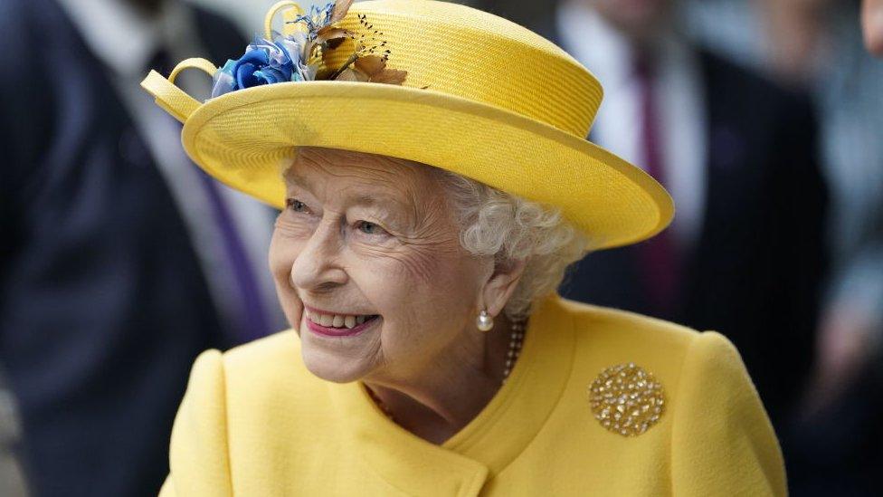 Image shows Queen Elizabeth II