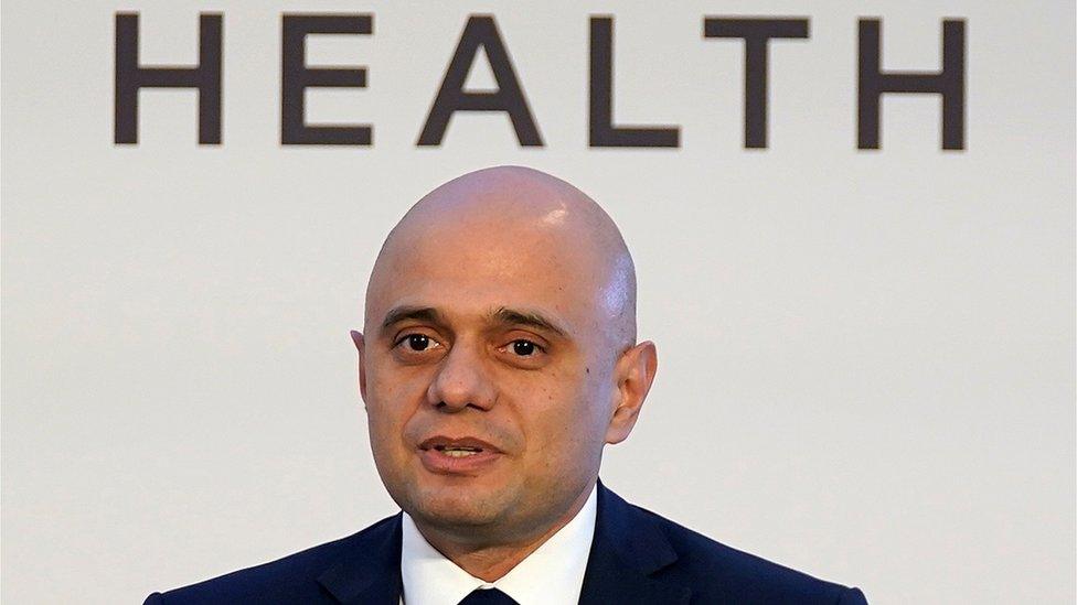 UK Health Secretary Sajid Javid