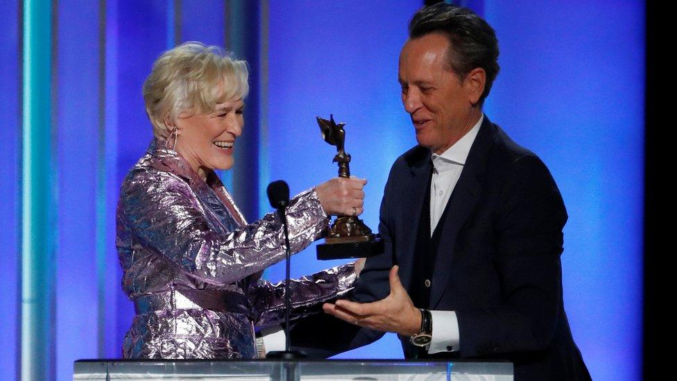 Glenn Close and Richard E Grant