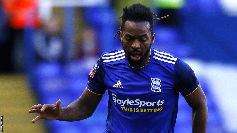 Jacques Maghoma playing for Birmingham City