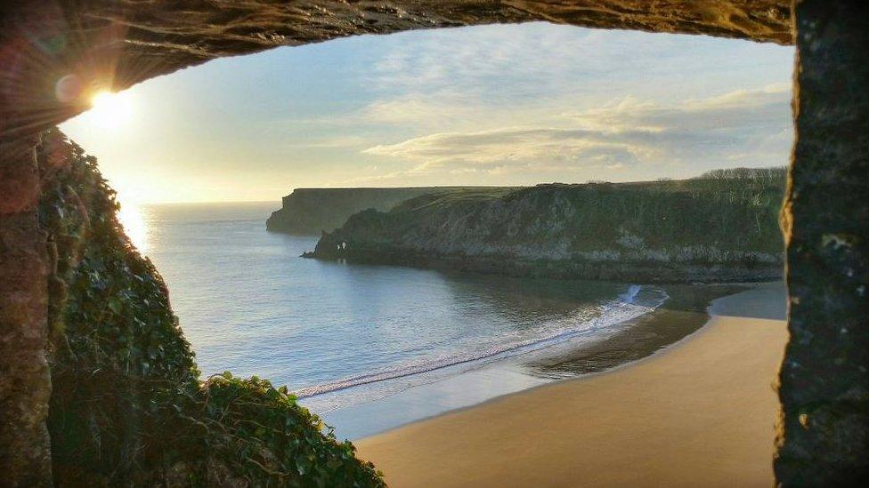 Barafundle Bay in Pembrokeshire