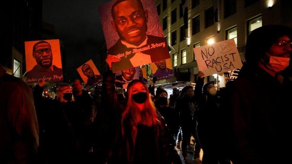 George Floyd rally in Minneapolis, 10 April