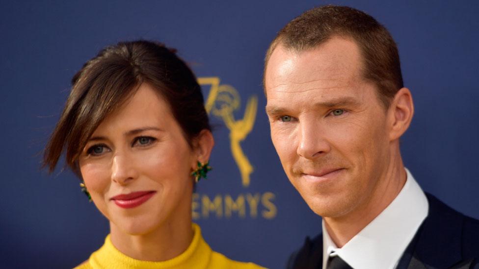 Benedict Cumberbatch with wife Sophie Hunter