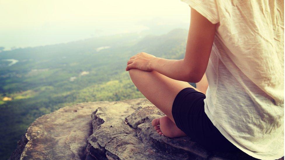 woman relaxing