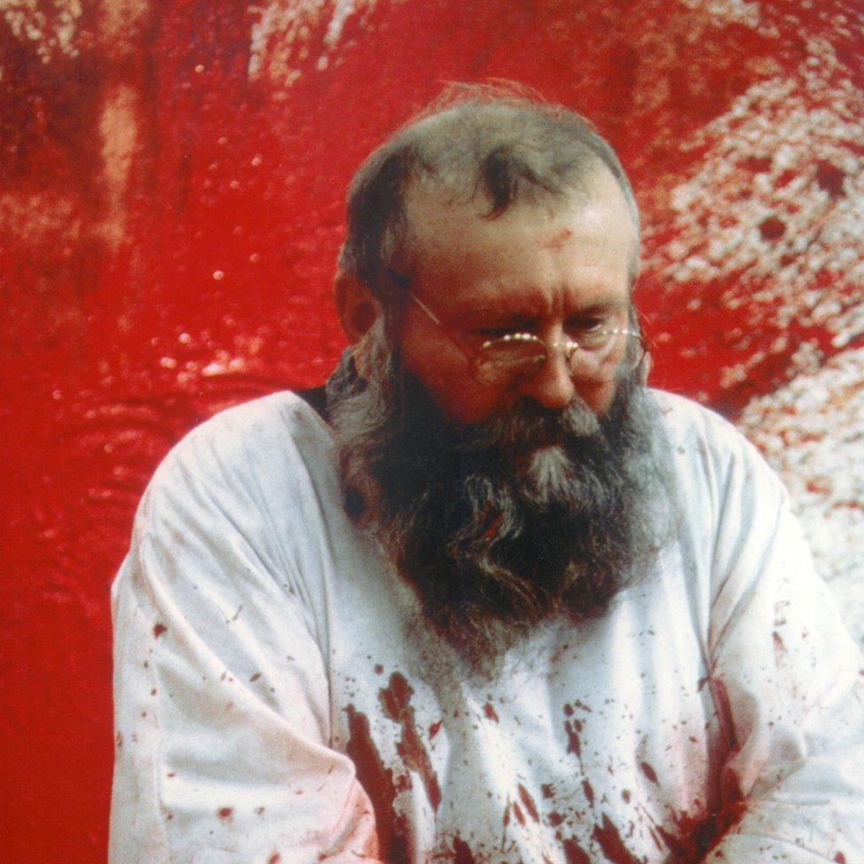 Austrian artist Hermann Nitsch