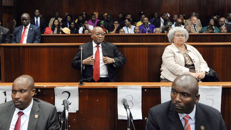 Jacob Zuma in court