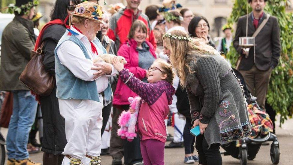 May Morning in Oxford.