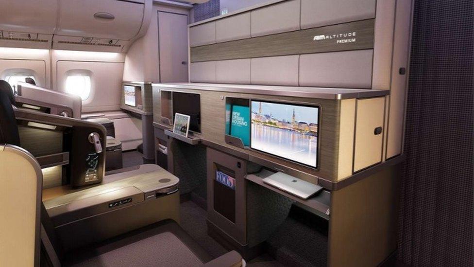 An Aim Altitude-designed aircraft cabin