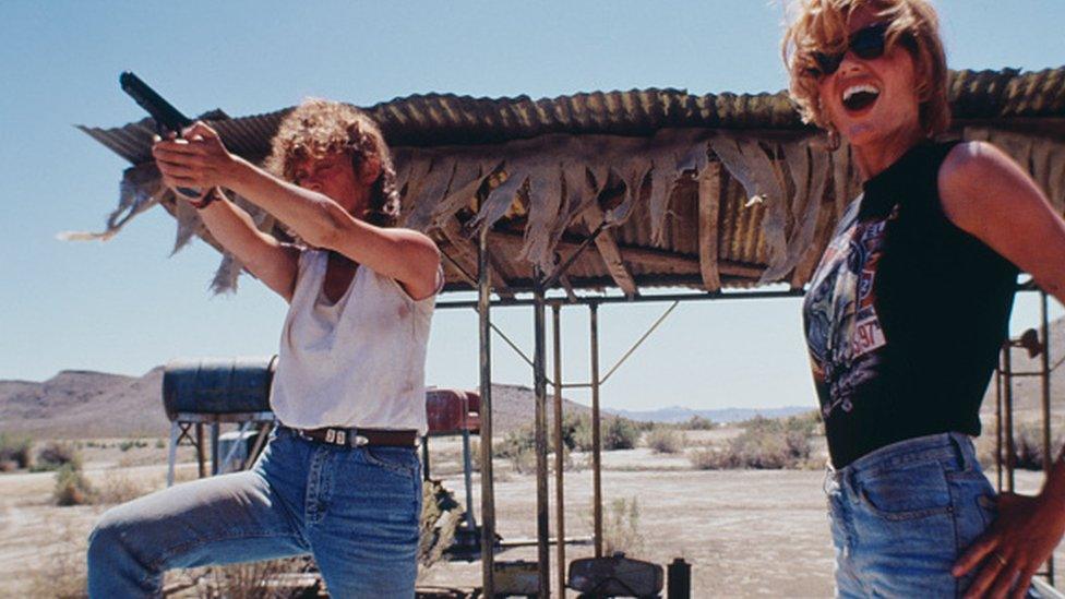 A scene from Thelma & Louise