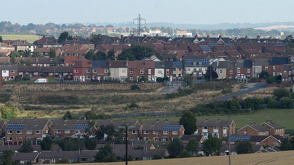 General view across Rotherham