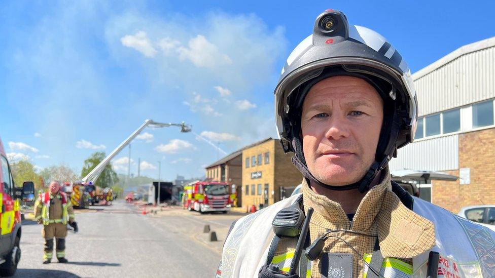 Incident commander Scott Meekings