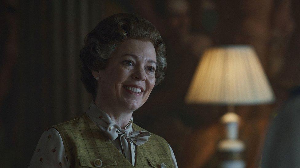 Olivia Colman as Queen Elizabeth II in Season Four of The Crown