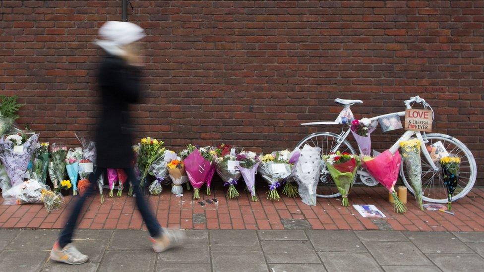 "Ghost bike"