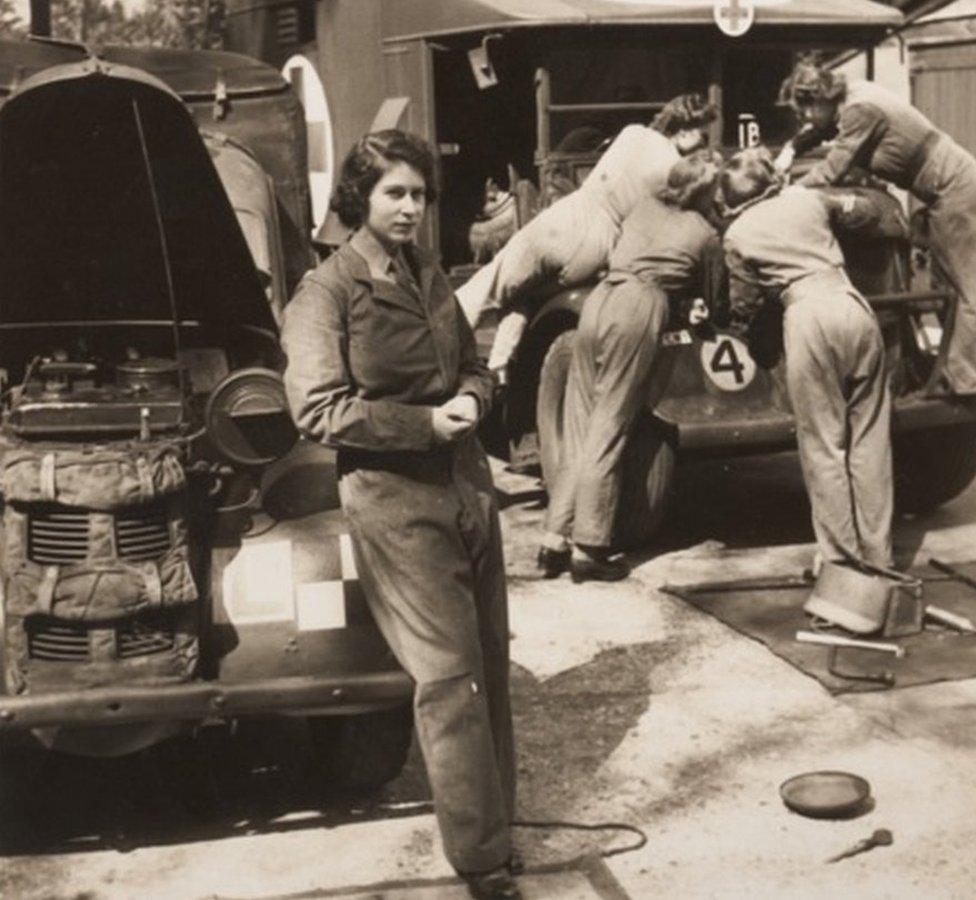 Queen Elizabeth II in the Auxiliary Territorial Service