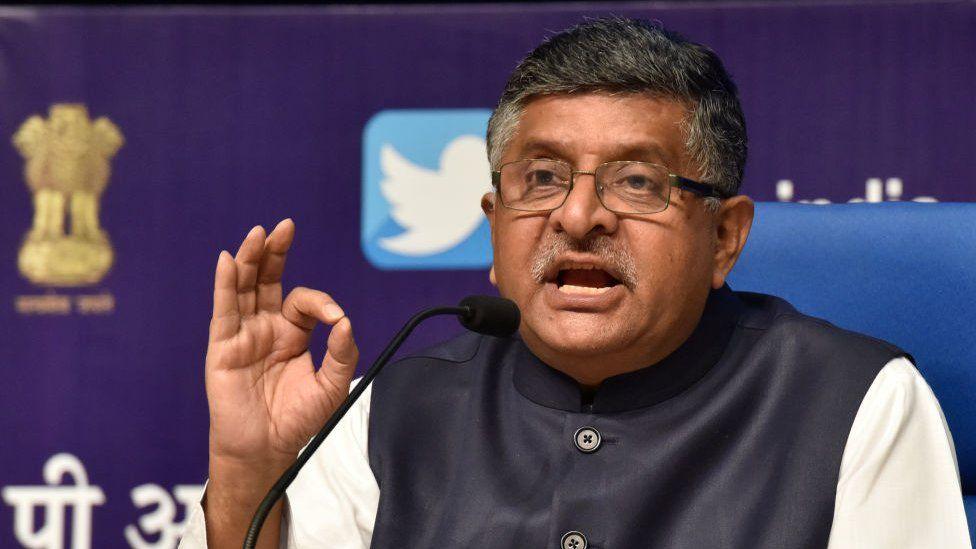 Federal minister Ravi Shankar Prasad