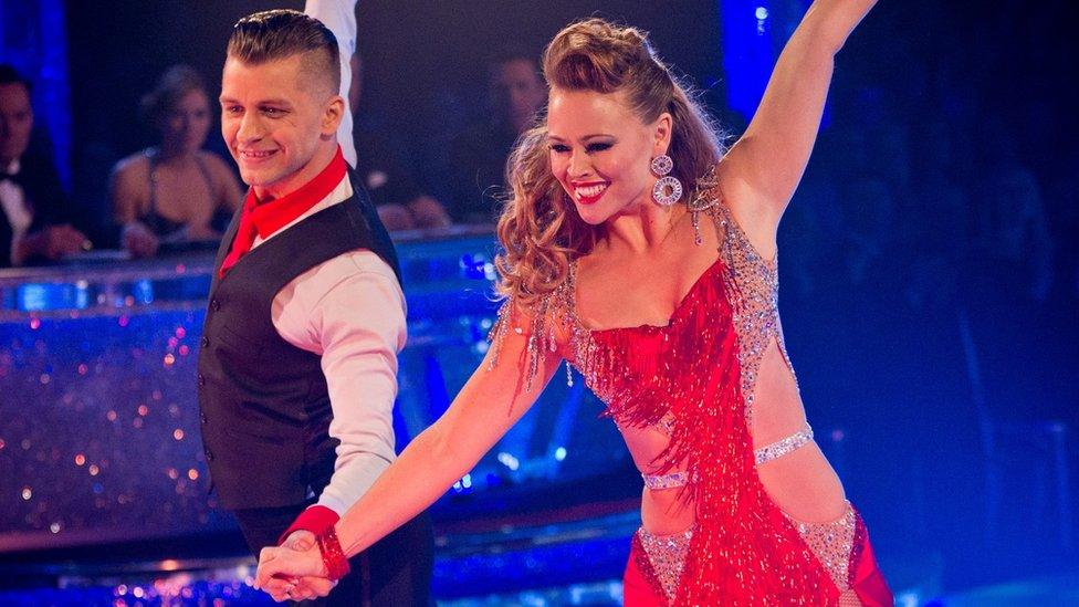 Pasha Kovalev and Kimberley Walsh in the Quarter Final, for the first time on Strictly