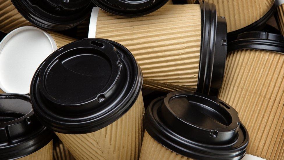 Single use coffee cups ban in Scottish government buildings BBC News