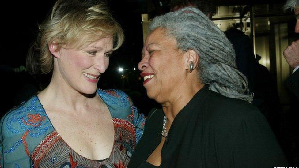 Toni Morrison and Glenn Close