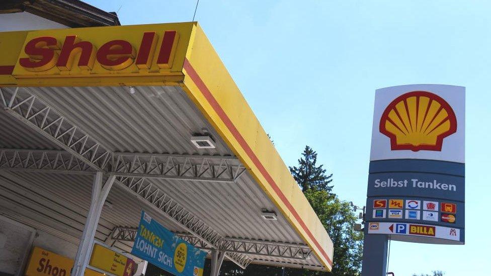 Shell petrol station