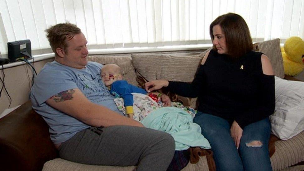 Dawson Willcock and parents David and Wendy